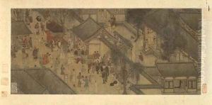 Lady Wenji's Return to China: Wenji Arriving Home, Southern Song dynasty, China, second quarter of the 12th century (detail) by Anonymous Artist