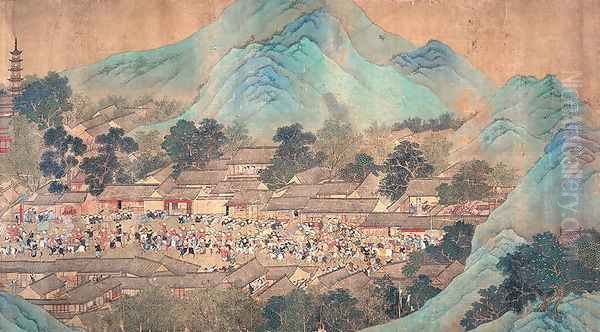 The Emperor Kiang Hsi on Tour in the Southern Provinces, 1699 - view 1