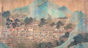 The Emperor Kiang Hsi on Tour in the Southern Provinces, 1699