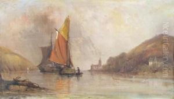 A Continental Lake Scene - view 1
