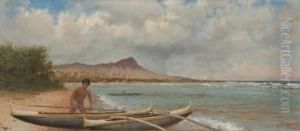 Hawaiian Fisherman Near Diamond Head Hawaiian Fisherman Near Diamond Head