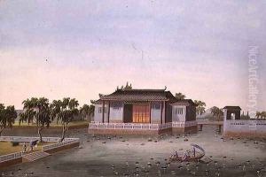Water Garden, c.1820-40 by Anonymous Artist