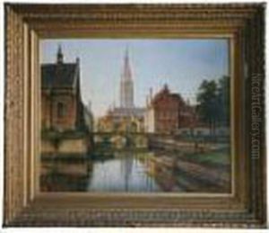 Bruges : La Cathedrale Et Le Canal