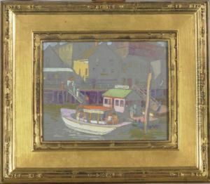 Harbor Scene Harbor Scene