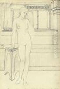 Study For 'isabella And The Pot Of Basil'