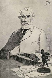 Ivan Turgenev by Anonymous Artist