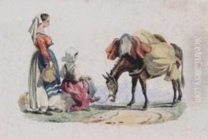 Studies Of Italian Rustics