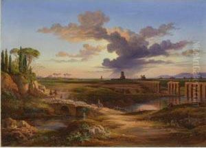 La Via Appia, Campagna Romana by Arthur John Strutt