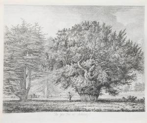 The Abbot's Oak At Woburn by Jacob George Strutt