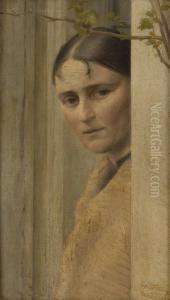 Jeune Femme by Alexandre Theodore Struys