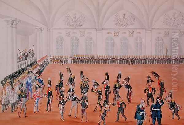 Guard Parade, 1820s - view 1
