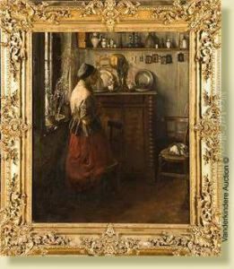 Scene D'interieur by Alexandre Theodore Struys