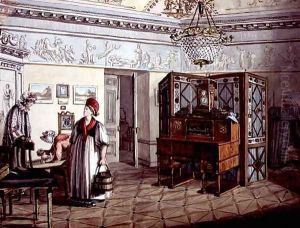 Neo-Classical Nursery in St. Petersburg, 1819 by Anonymous Artist