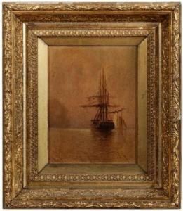 Ship Off Thecoast by Alexander Charles Stuart
