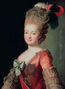 Portrait of Maria Fyodorovna 1759-1828 by Anonymous Artist
