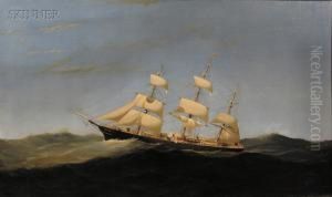 Black Ball Line Ship, Yorkshire by Alexander Charles Stuart