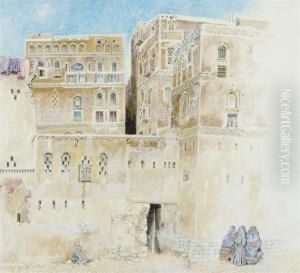 The Old City, Sanaa, Yemen by James Reeve Stuart