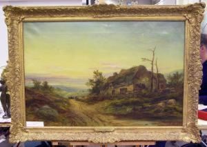 Och Daterad 1877. Hus Vid Vagen. by Ralph I Stubbs