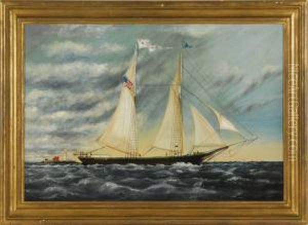 The Two-masted Schooner Mary Camden by William Pierce Stubbs