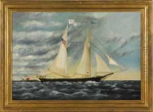 The Two-masted Schooner Mary Camden by William Pierce Stubbs