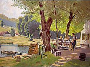 Pomeriggio In Riva Al Lago by Hanny Stuber