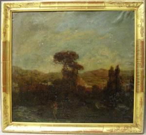 Italienische Landschaft by Ernst Stuckelberg