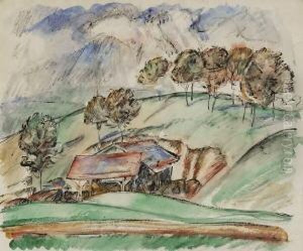 Landschaft Mit Stadel. - view 1