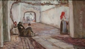 A Street In Seville by Arthur Haythorne Studd