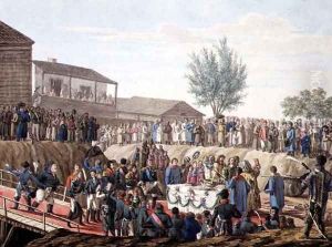 The Laying of the First Stone of the Customs House at Mohiloff in 1820