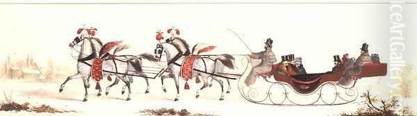 Horse Drawn Sleigh 2 - view 1