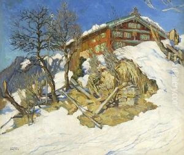 "winters Ende In
Kitzbuhel". - view 1