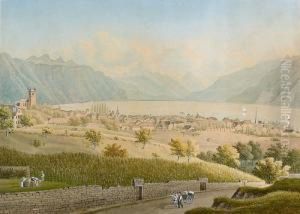 Ansicht Von Vevey.