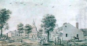 Brooklyn, Long Island (View of the Village Green) 1778 by Anonymous Artist