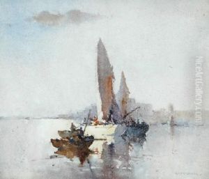 Venetian Scene by Reginald Ward Sturgess
