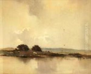 Lake Scene by Reginald Ward Sturgess