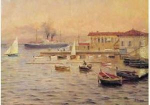 Bateaux Devant L'amirante D'alger