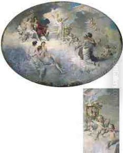The Wedding Of Peleus And Thetis by George Sturm