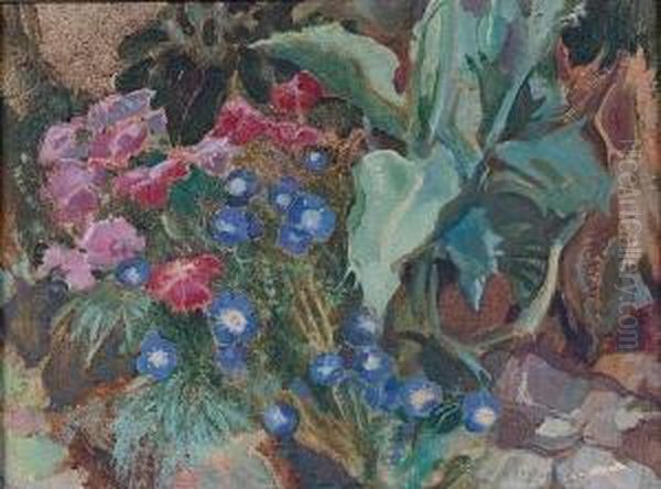 A Border Of Flowers - view 1