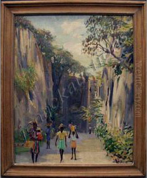 Tropical Street Scene - view 1