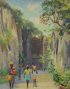 Caribbean Scene by Helena Sturtevant