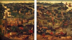 Two wings of an altarpiece 1500 by Anonymous Artist