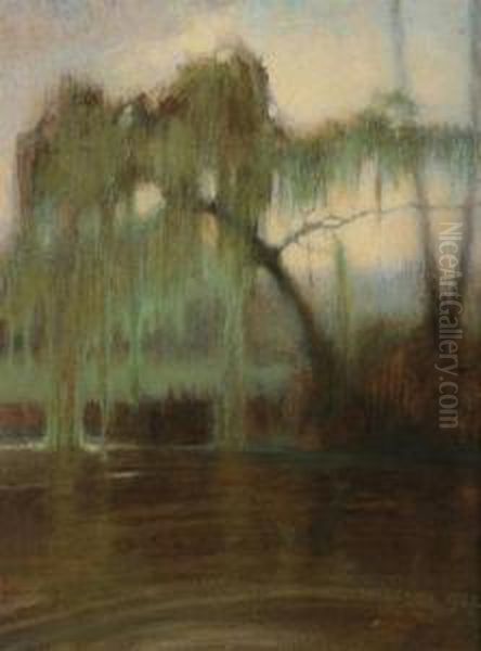 Landscape With Weeping Willow - view 1