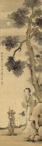 Lady Under The Tree After Hua Yan by Wang Su