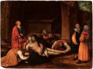 Compianto Su Cristo Morto by Bartolomeo Suardi