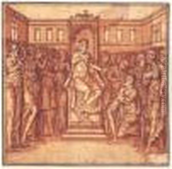 Scene De Ceremonie Royale - view 1