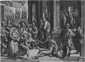 Ss Peter And John Healing The Paralytic (holl.23) Ss Peter And John Healing The Paralytic (holl.23)
