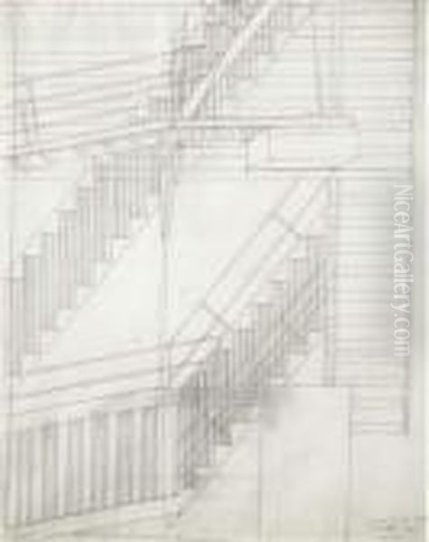 Study For Fire Escape, No. 2 - view 1