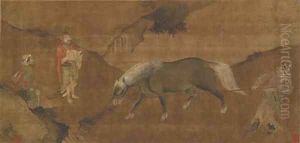 Taming a Horse by Anonymous Artist