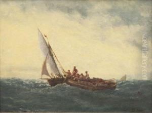 Barque Et Voilier by Joseph Suchet