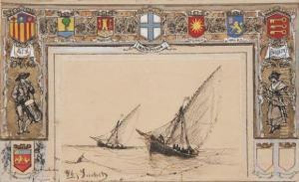 Voiliers En Mer - view 1